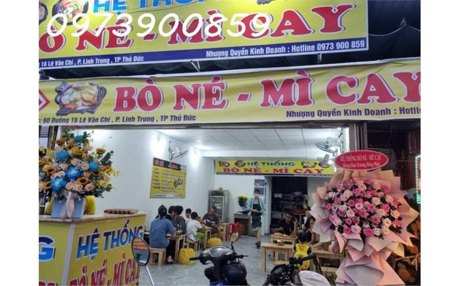 CẦN SANG NHƯỢNG QUÁN TẠI THỦ ĐỨC, TP. HỒ CHÍ MINH