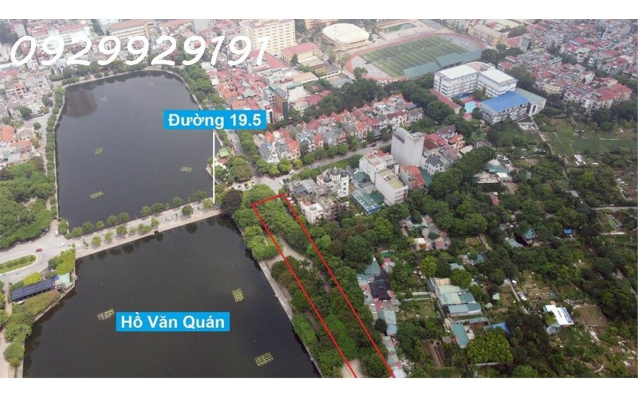 Bán Mảnh Đất Vàng Văn Quán - 356m2 - Ô tô tránh MT 15m giá 50,4 tỷ