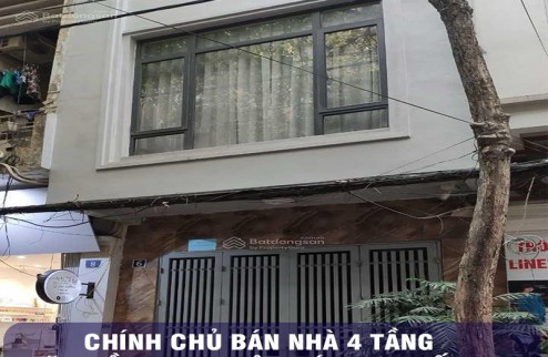 BÁN NHÀ 4 TẦNG MẶT TIỀN TRUNG TÂM LÁNG HẠ-ĐỐNG ĐA