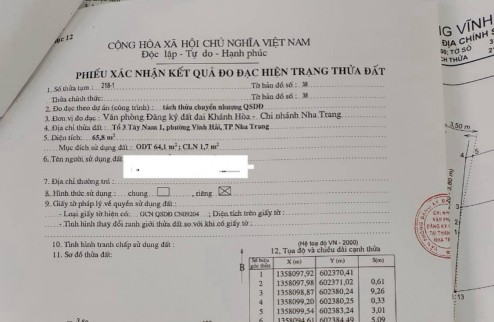 Bán Đất hẻm 15 Nguyễn Khuyến Cách đường chính Nguyễn Khuyến 20m