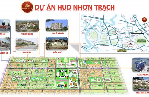 Cty Saigonland Nhơn Trạch - Mua bán đất Nhơn Trạch - Dự án Hud Nhơn Trạch Đồng Nai.