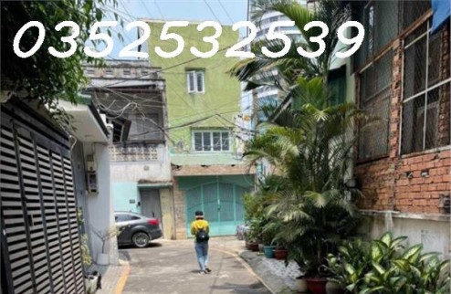 Bán nhà góc 2MT hẻm 6m Phan Văn Hân phường 19 giáp quận 1, 60m2 giá 8.99 tỷ