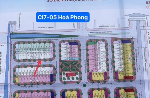 Cần bán  lô đấu giá 80m2  Hoà Phong, Mỹ Hào giá rẻ nhất khu vực