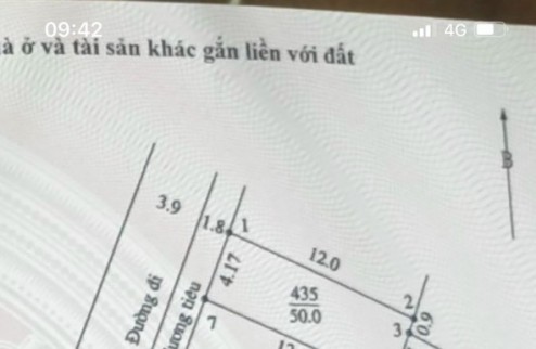 50m Thụy Hương - Full thổ cư, cách chợ và trục xe buýt 200m.giá nhỉnh 1 tỷ chút.