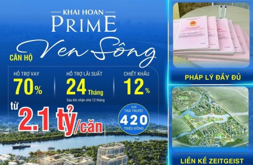 Dự án căn Hộ Khải Hoàn Prime liền kề khu đô thị Phú Mỹ Hưng Quận 7 giá 2.1 tỷ ngân hàng hổ trợ 70% ân hạn nợ gốc 2 năm