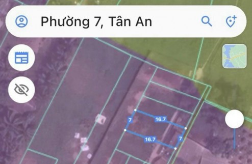bán đất thổ cư hẻm Nguyễn Văn Khánh, phường 7, Thành phố Tân An, tỉnh Long An.