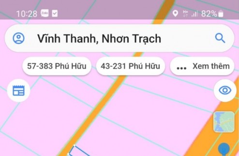 Hạ giá 3 tỷ 8 còn 3 tỷ 3, bán nhanh lô đất tại Vĩnh Thanh , Nhơn Trạch