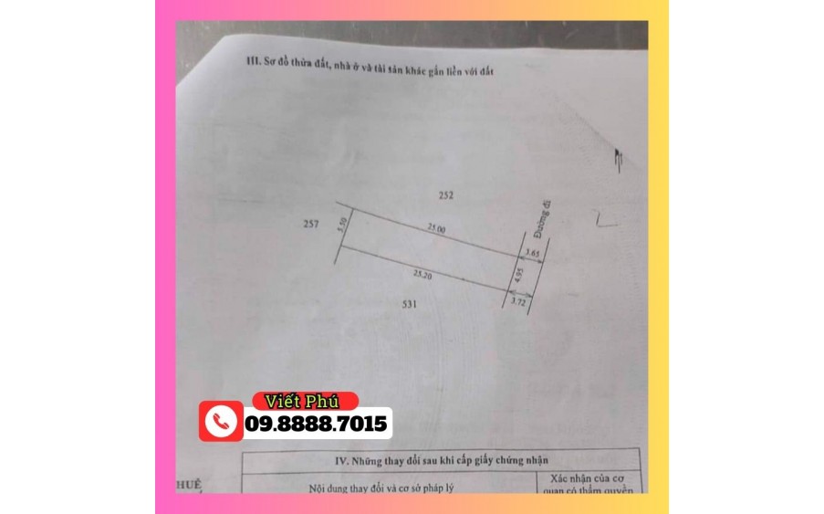 Bán Đất Kiệt ô tô An Lưu, Phú Mỹ - Cách Tỉnh Lộ 10 chỉ 100m. Giá 1,2x tỷ