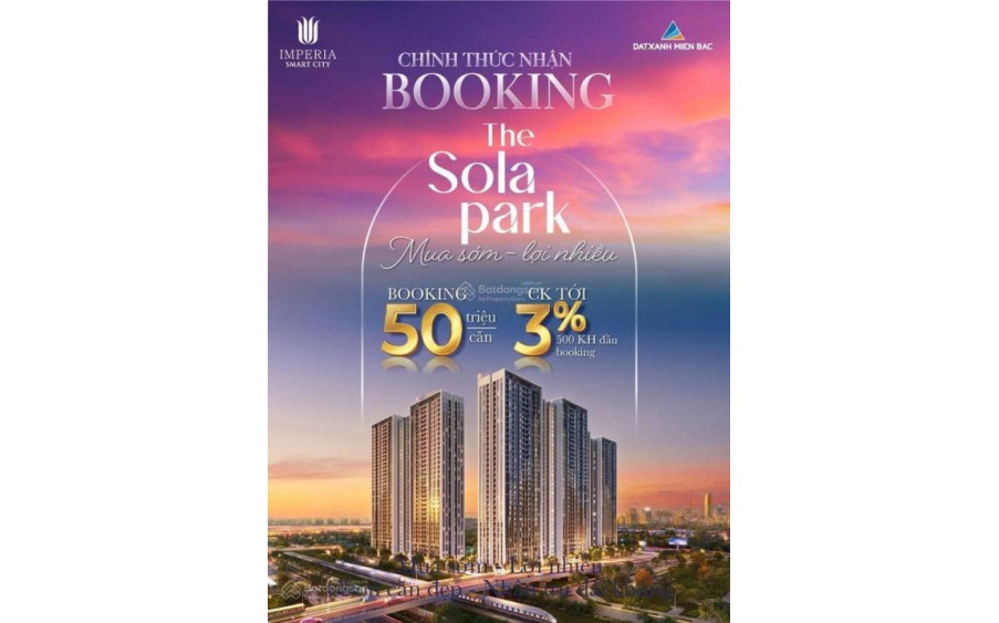 CHÀO BÁN đợt 1 CĂN HỘ Imperia SoLa Park-1N-2PN DT: 55m2 giá chỉ 2,1tỷ-2.8tỷ full nội thất Vinhomes Smart