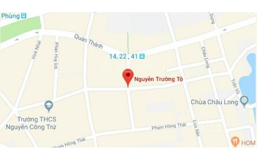 cần cho thuê nhà mặt phố Nguyễn Trường Tộ, Ba Đình- vị trí đắc địa, giá rẻ nhất khu vực