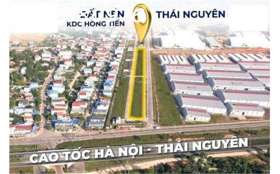 Bán nhiều lô đất nền mặt đường KCN Samsung Thái Nguyên - Đầu tư sinh lời chỉ từ 30tr/m2