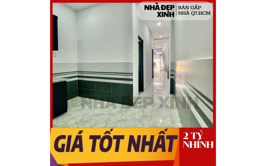 Bán Nhà Quận 7, Huỳnh Tấn Phát, 4 Phòng Ngủ, 50m2 ,Nhỉnh 2 Tỷ