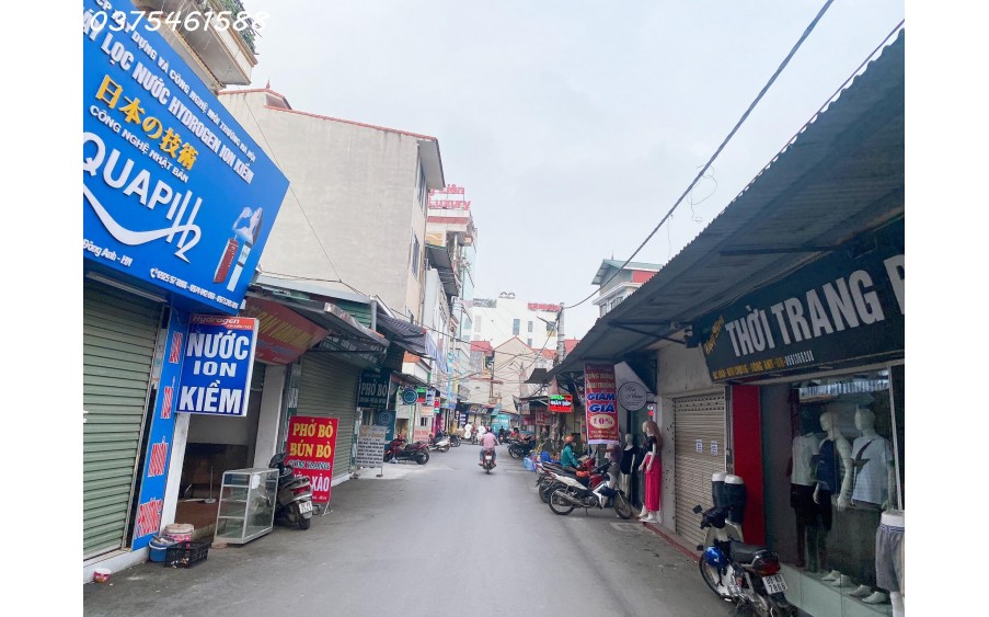 108m2 mặt đường lớn Kim Chung gần KCN Bắc Thăng Long, kinh doanh bỏ mặc, view hồ cực đỉnh.