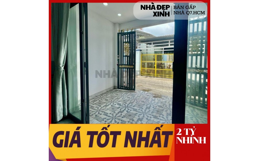 Bán Nhà Quận 7, Huỳnh Tấn Phát, 4 Phòng Ngủ, 50m2 ,Nhỉnh 2 Tỷ