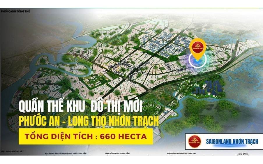 Công ty Saigonland Nhơn Trạch - Đất nền sổ sẵn Nhơn Trạch - Cửa ngõ Sân Bay Long Thành