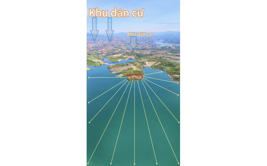 Bán đất view hồ 3 mặt tiền, xe hơi vào tận mép hồ, đã có sổ hồng riêng