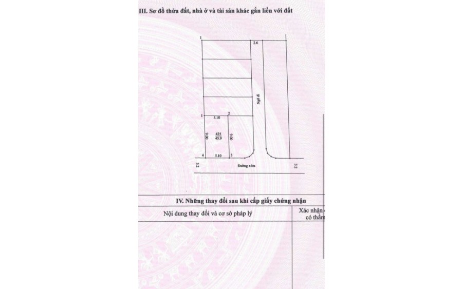 Lô đất 46m2, giá đầu tư nhỉnh 1 tỷ, tk5, ô tô vào đất, xã Ngọc Hoà, Chương Mỹ