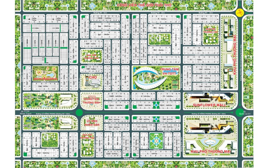 Saigonland - Bán đất nền dự án Ecosun Nhơn Trạch Đồng Nai giá rẻ đầu tư.