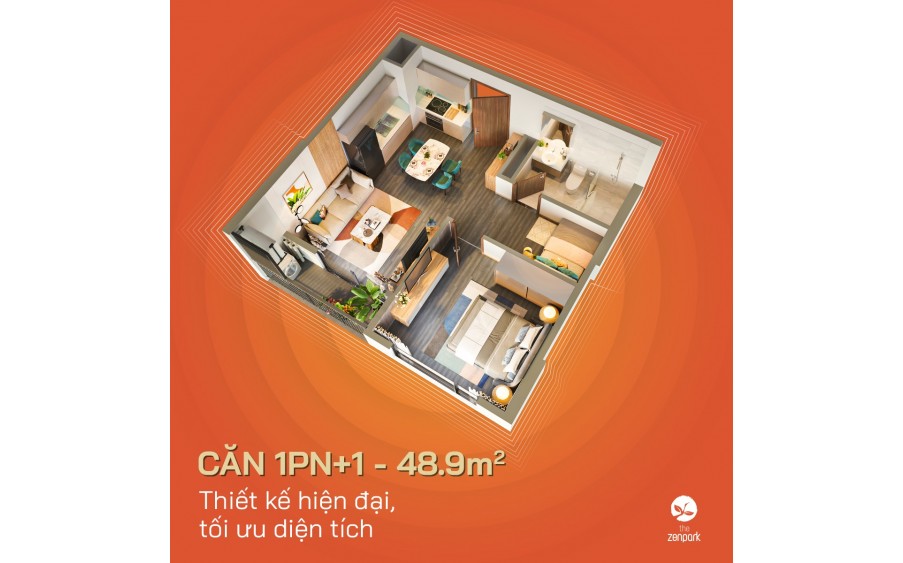 Quỹ căn 1N+1VS giá tốt nhất còn xót lại tại phân khu Zenpark cao cấp nhất dự án Vinhomes Ocean Park