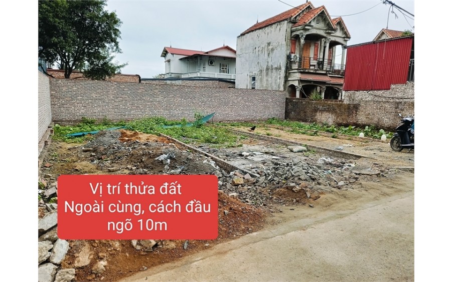 Bán nhanh 60m² tại Thanh Trí - Minh Phú - Sóc Sơn. Đường thông oto vào đất