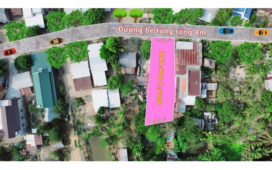 Đất thổ cư rộng 400m chỉ 399tr tại xã Khánh Nam huyện Khánh Vĩnh tỉnh Khánh Hòa Vùng ven Nha Trang