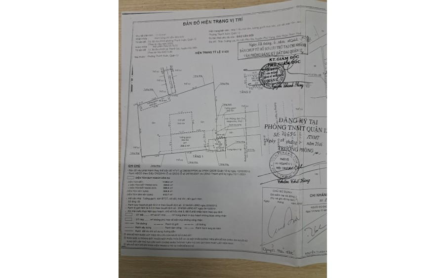 Bán Nhà đất sát mặt tiền Tô Ngọc Vân Q12 - Đât Thổ cư 1200m2 Giá 89 tỷ