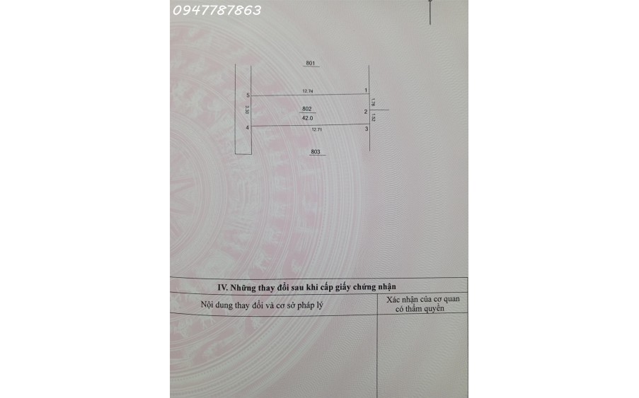 Bán lô đất 42m2 tại Bích Hòa Thanh Oai ô tô đỗ của chưa đến 2 tỷ