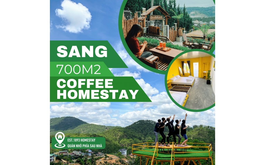 CHÍNH CHỦ SANG NHƯỢNG KD 700M2 HOMESTAY & COFFEE trung tâm TP.Đà Lạt