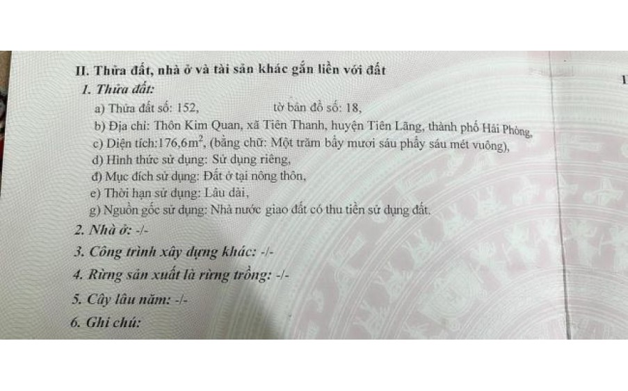 Siêu phẩm tại khu đấu giá Tiên Thanh