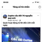 CẦN SANG NHƯỢNG LẠI QUÁN COFFE TẠI 76 NGUYỄN QUÝ ANH, TÂN PHÚ