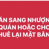 CẦN SANG NHƯỢNG LẠI QUÁN ĂN HOẶC CHO THUÊ LẠI MẶT BẰNG TẠI VĨNH PHÚC