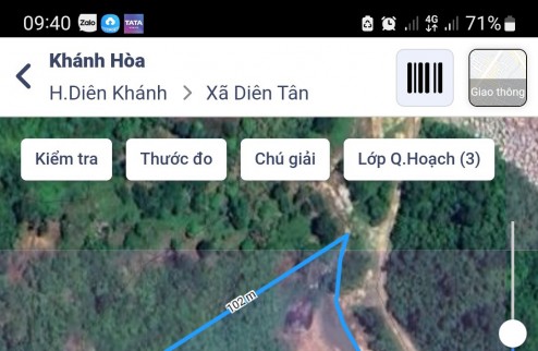 1.5hecta Diên Tân Diên Khánh giá 790 triệu O79-53.53.53O