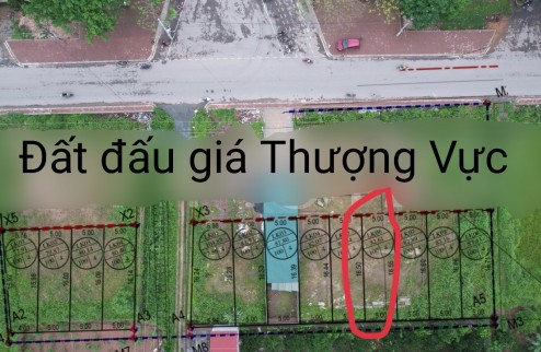 CC bán nhanh đất mới trúng đấu giá 82.61m2, LK6-DG2, tk5, Thượng Vực, Chương Mỹ, HN, giá chênh nhẹ 1xx tr