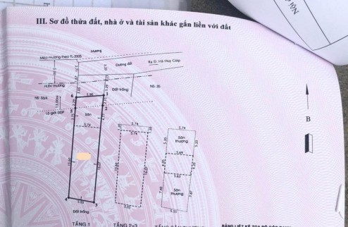 Bán nhà trọ Hà Huy Giáp Q12, 128m2, 2 lầu, TN 240tr/n, Đường 3m giảm giá hơn 1 tỷ