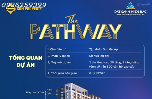 Dự án The Pathway Sầm Sơn căn hộ cao cấp view quảng trường biển Sầm Sơn