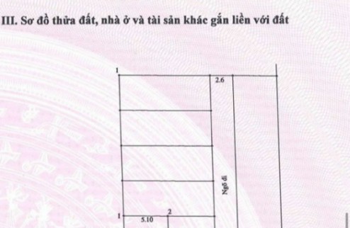 Lô đất 46m2, giá đầu tư nhỉnh 1 tỷ, tk5, ô tô vào đất, xã Ngọc Hoà, Chương Mỹ