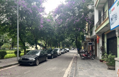bán nhà Long Biên, 100m, mặt tiền 5.5m, view vườn hoa, ôtô dừng đỗ, thoáng vĩnh viễn, 2 vỉa hè