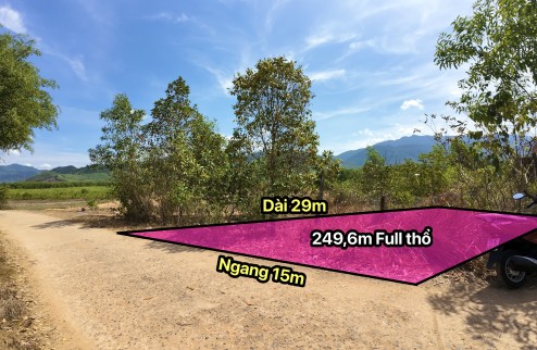 Bán đất vùng ven Nha Trang fuul thổ chỉ 474trrộng 249m tại xã Khánh Đông huyện Khánh Vĩnh cách Nha Trang 36km