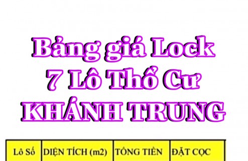 Bán 7 lô đất thổ cư vùng ven Nha Trang chỉ hơn 1tr/m2 rộng từ 188m đến 311m cách Nha Trang 40km