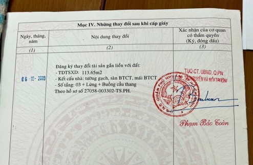 bán nhà 224/10 Nhà Phan Đình Phùng, P.1, Phú Nhuận