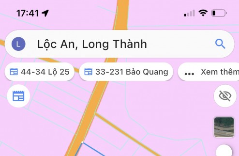 Bán đất mặt tiền sân bay Long Thành tại xã  Lộc An huyện Long Thành,