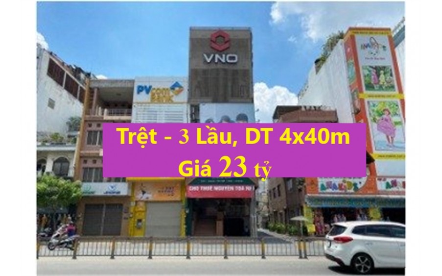 Bán nhà mặt tiền Cộng Hòa, Phường 13, Tân Bình – DT 4x40m, 4 tầng , chỉ 23 tỷ