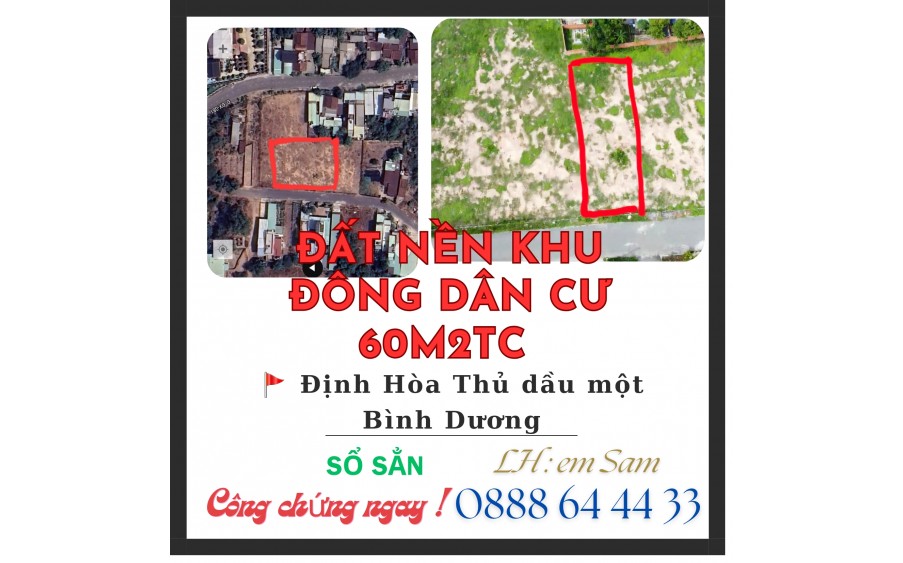 BÁN ĐÁT NÊN 177M2  ĐƯỜNG NHỰA 6.5M THỔ CƯ 60M2 GẦN BV PHƯƠNG CHI KHU ĐÔNG DÂN CƯ SỎ SẲN CÔNG CHỨNG NGAY