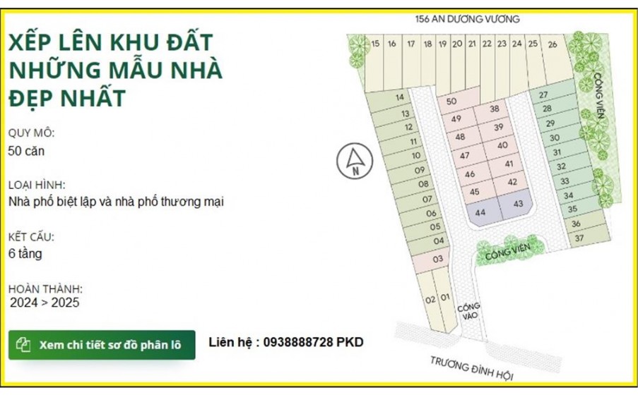 Mở bán giỏ hàng nhà phố khu Compound Nyah Phú Định, Phường 16, Quận 8