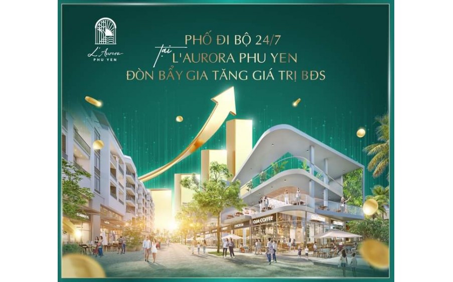 L'Aurora Phu Yen là tổ hợp nghỉ dưỡng & giải trí ven biển tiêu chuẩn 5 sao đầu tiên  sở hữu phố đi bộ 24/07