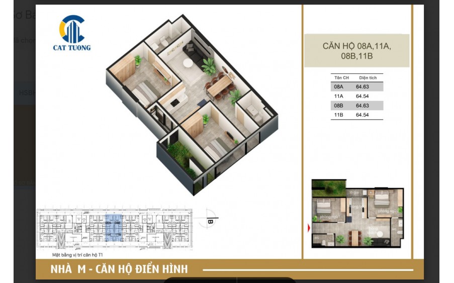 Tài chinh 1.1 tỷ 3 ngủ 2 vệ sinh S70m2 cách Trung tâm TP Bắc Ninh 10 phút lái xe