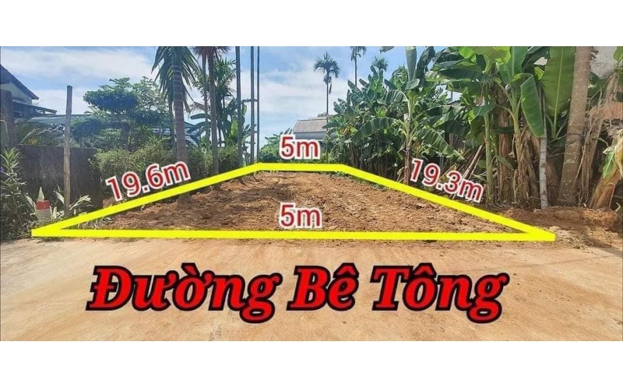 Giảm sốc chỉ còn 7xx Triệu sở hữu lô đất gần chợ Sam về TTTP Huế 5 phút phù hợp xây ở đầu tư sinh lời