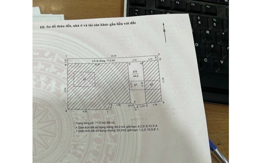 (Hot) Tòa CHDV 48m2 x 5 tầng x 9 phòng ngõ 43 Trung Kính. Dòng tiền 540 triệu/năm - 8,25 tỷ bao phí