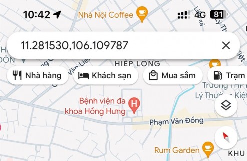 Bán đất Thị xã Hoà Thành, quy hoạch đường oto đụng QL22B