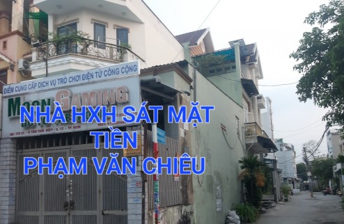 Bán NHà 4 Tầng HXH 4 x 14 = 5 tỷ x Phạm Văn Chiêu Gò Vấp TPHCM